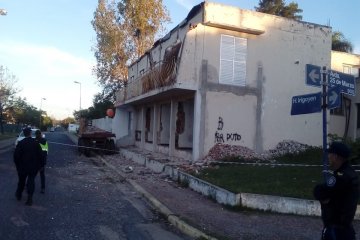 Dos operarios sufrieron un accidente tras un derrumbe en la obra que trabajaban